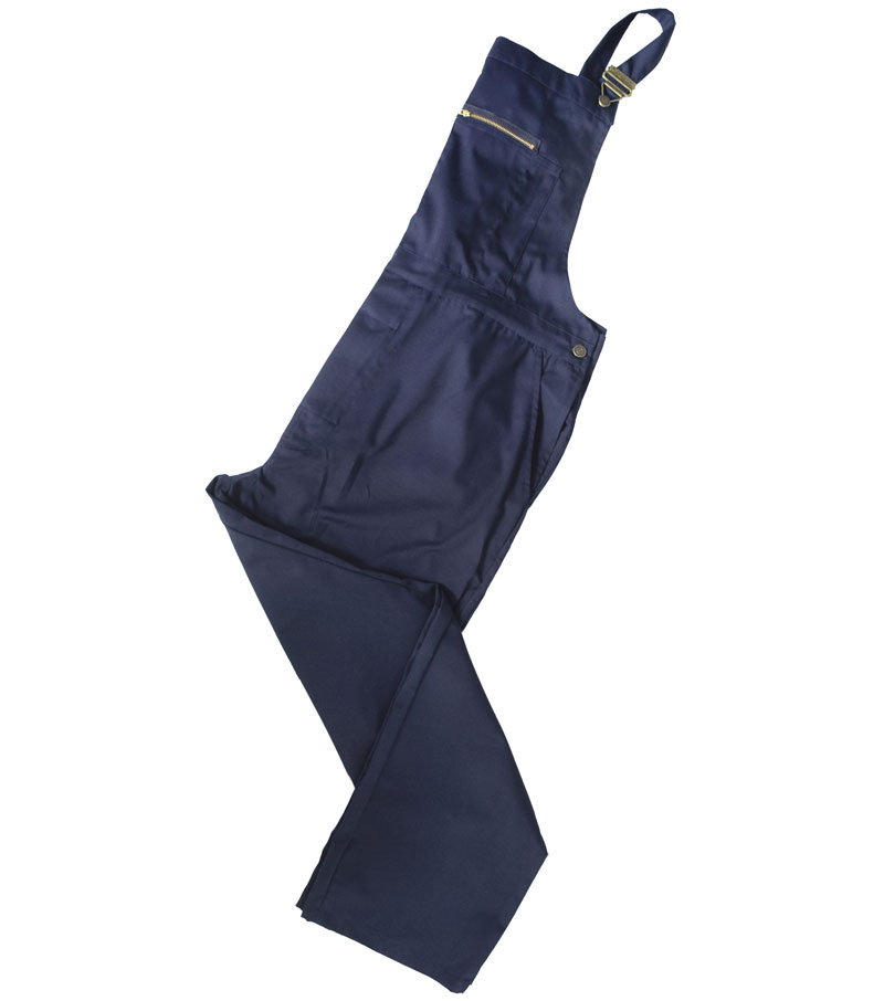 Polycotton Bib & Brace Overalls - Navy