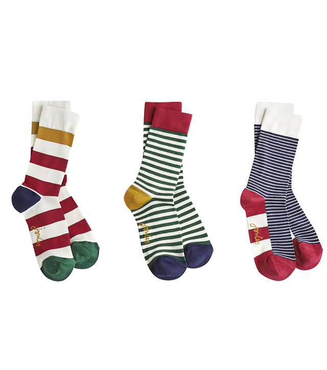 Bamboo Triple Pack Socks by Joules from Fife Country