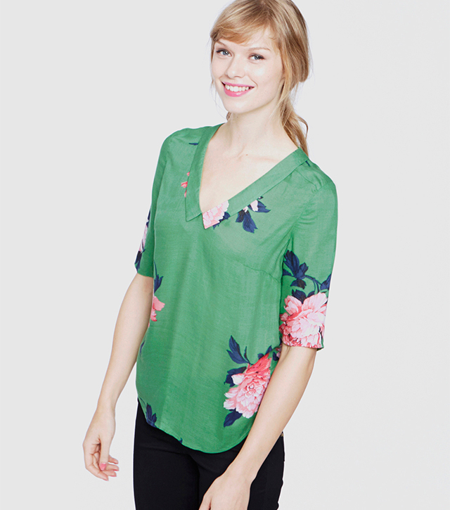 Amara Short Sleeve Blouse by Joules | from Fife Country