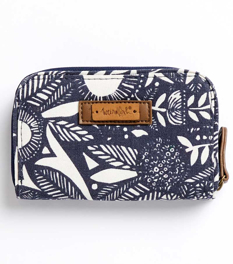 Tom Tom Printed Purse - Ink