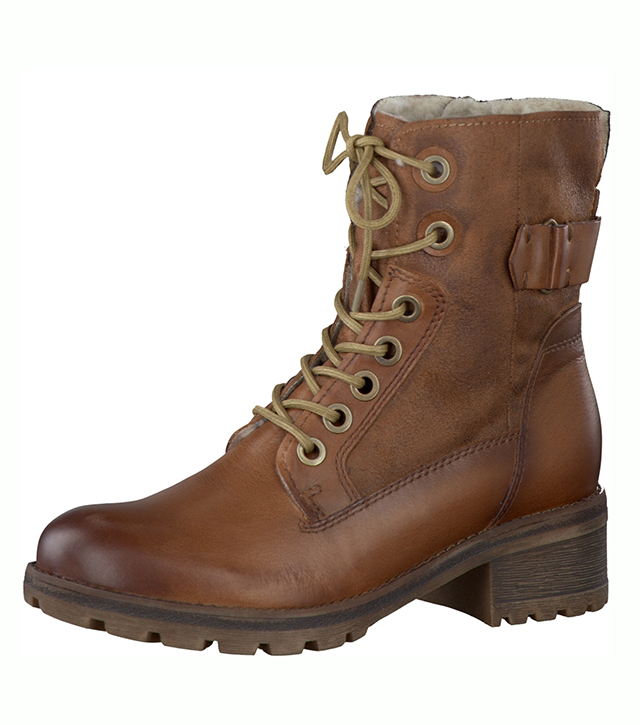 Tamaris Lace-Up Ankle Boots - 