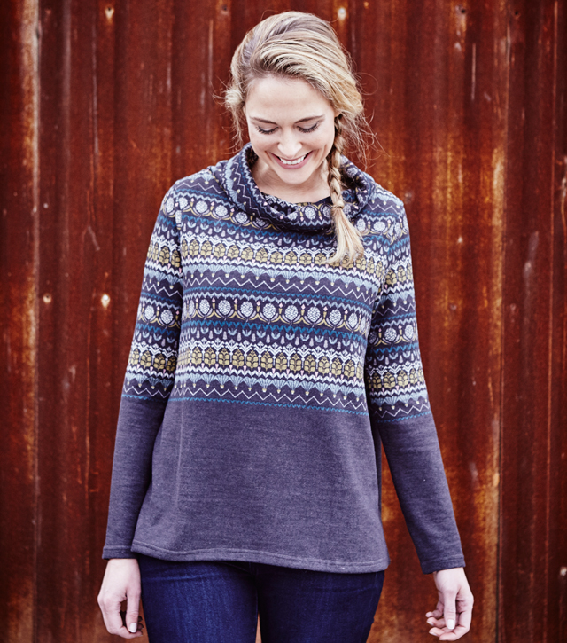 Everyday Fairisle Jumper - Scilly Blue