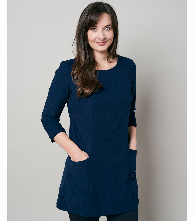 Everyday Cord Tunic - Navy
