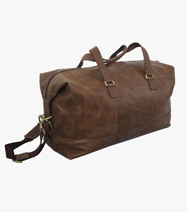 Leather Weekend Bag - 