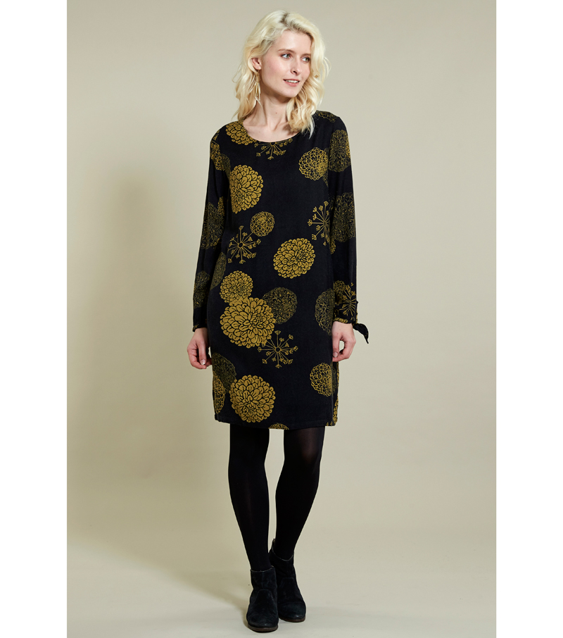 Bloom Tunic Dress - Coal