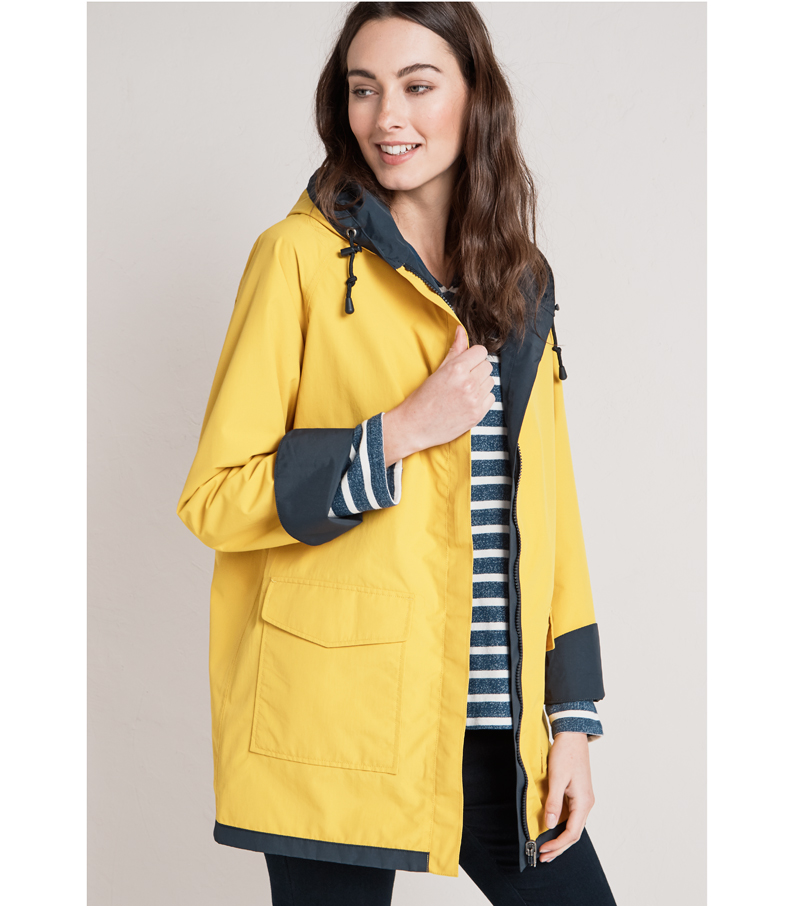 Reversible Raincoat - Mustard