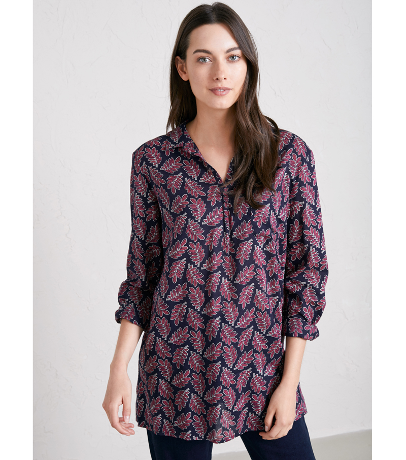 Sea Cave Shirt - Rowan Leaf Dark Night