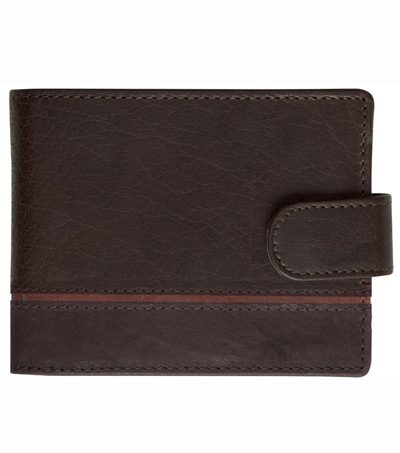 Leather Wallet - Brown
