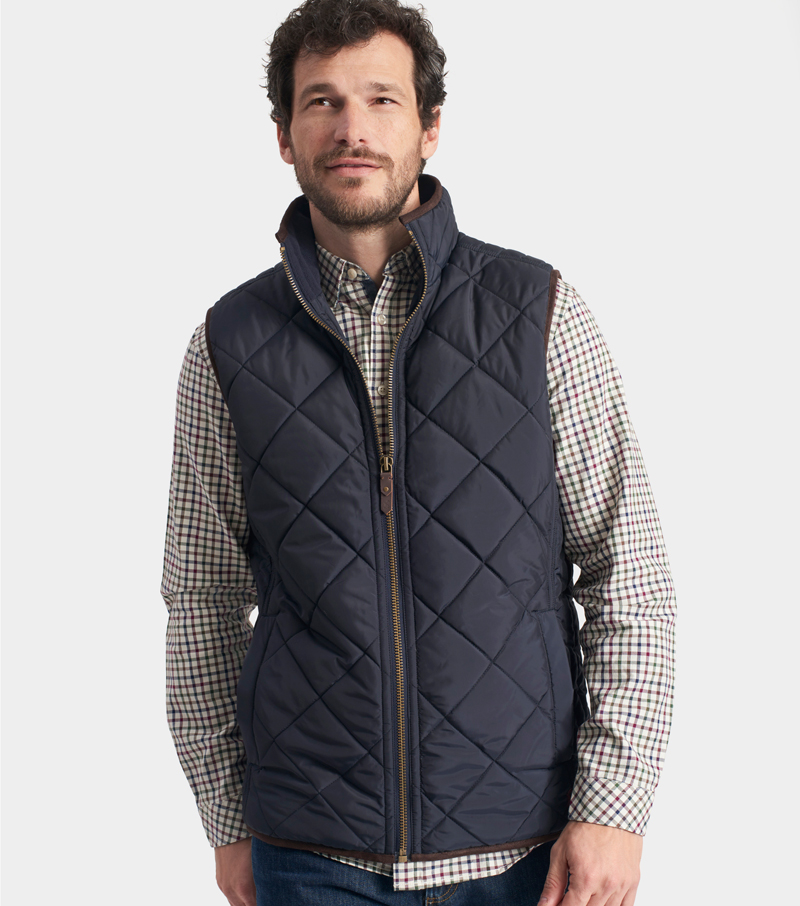 Bradwell Quilted Gilet by Joules | Bodywarmers and Gilets from Fife Country