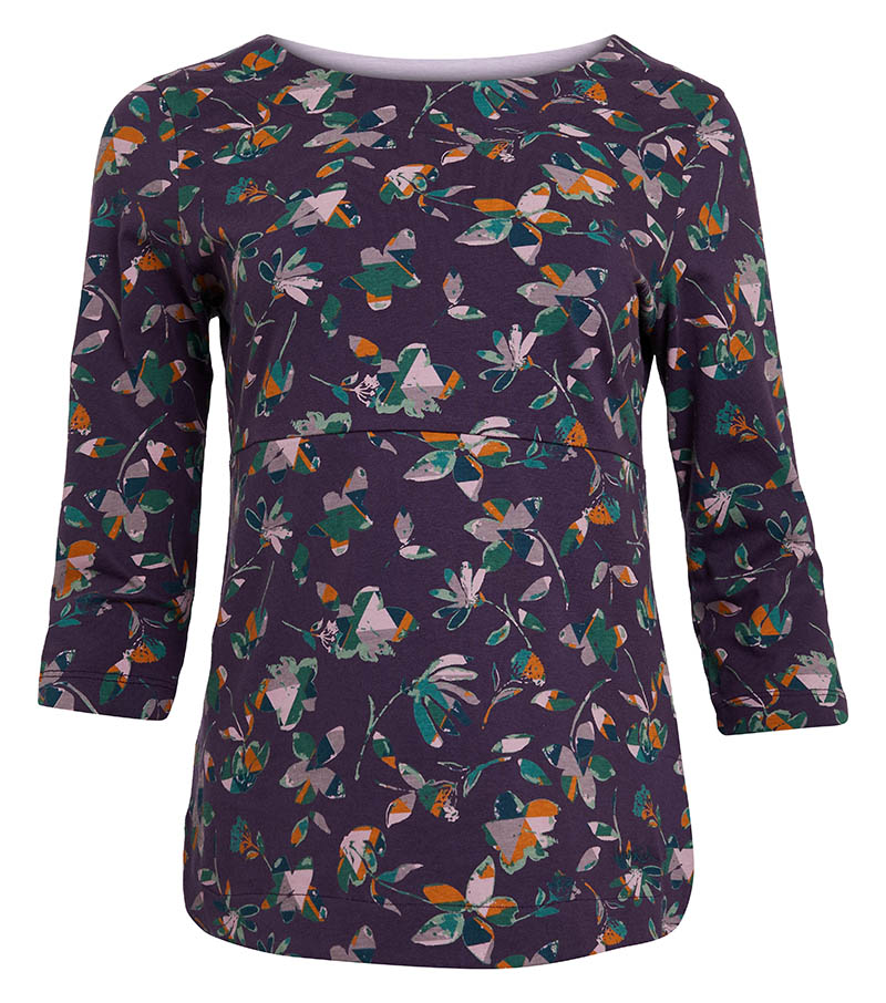 Pinto Printed Jersey T-Shirt - Grape