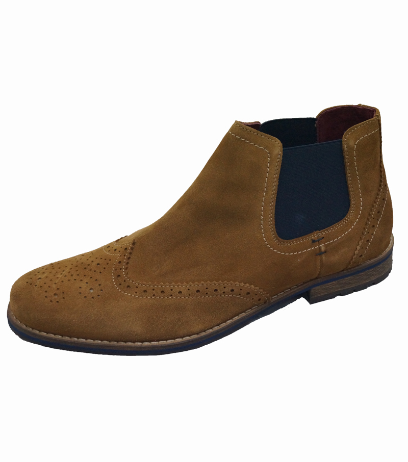 Brogue Dealer Boot - Tan