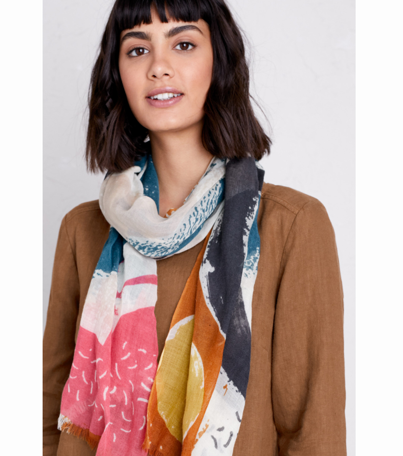 Pretty printed Scarf - Men-An-Tol Sunset