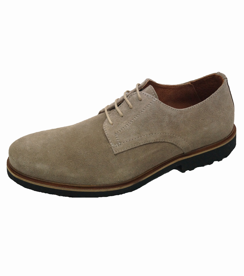 Nubuck Lace Shoes - Stone