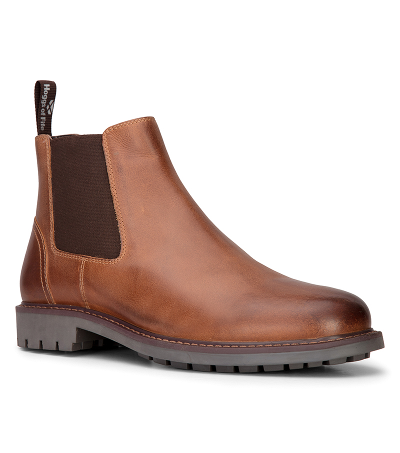 Banff Leather Dealer Boots - Burnished Tan