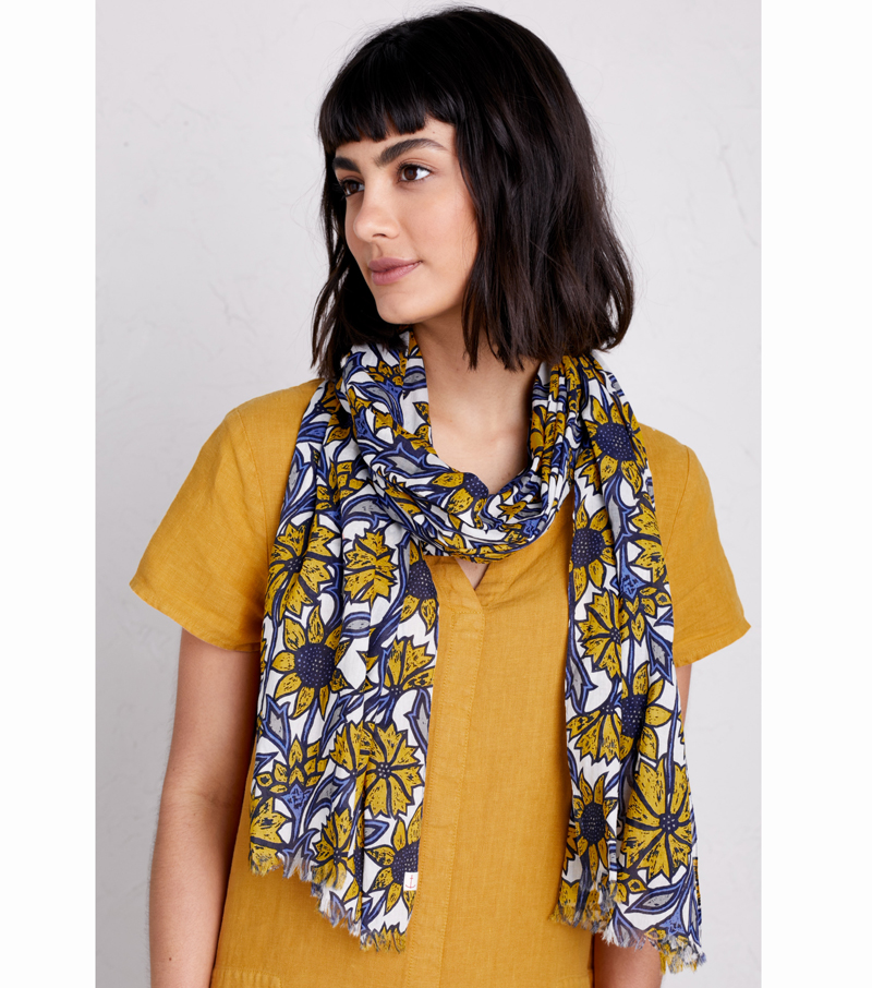 New Everyday Scarf - Sketched Motifs