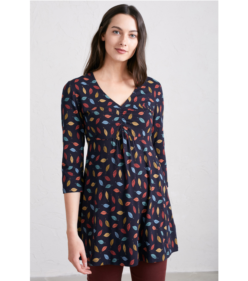 Lemon Tunic - Fallen Leaves