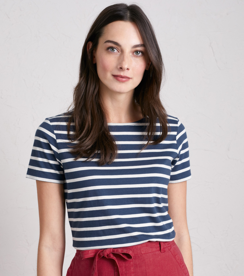 Sailor Tee - Breton Night Ecru