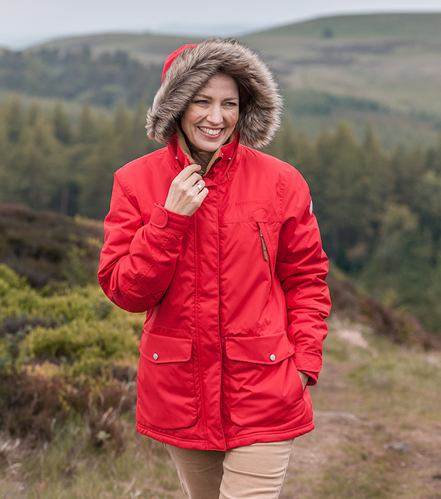 Covert Womens Jacket - Red