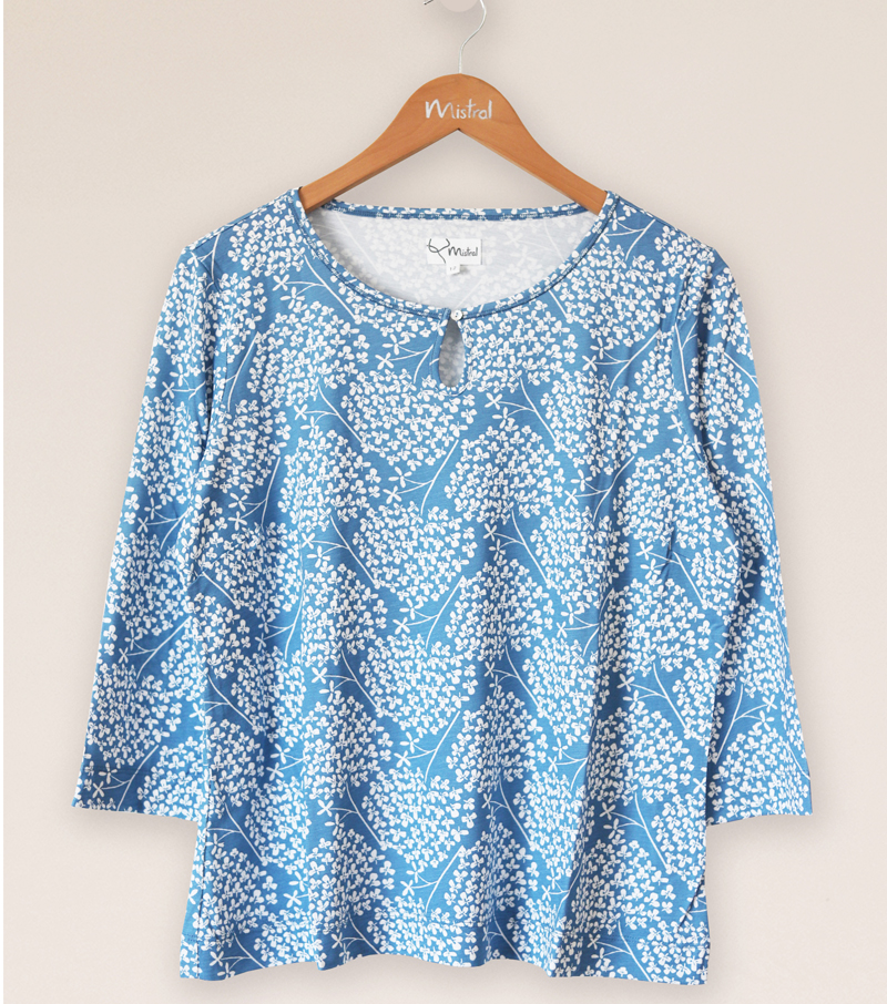 Cloverfield Top - White Multi