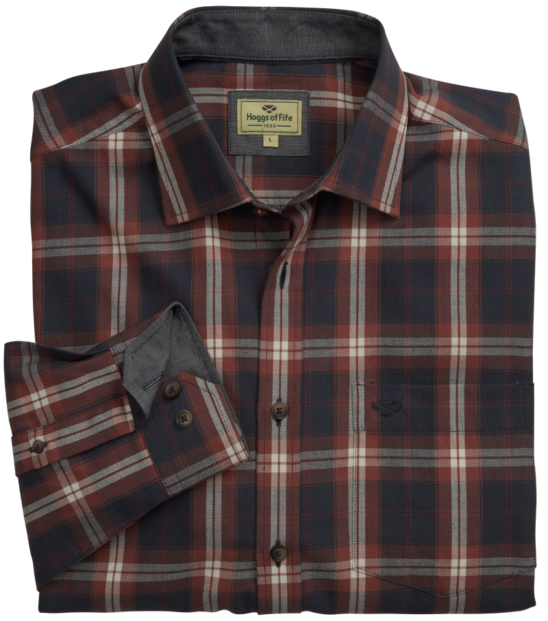 Orcadian Twill Shirt - Rust