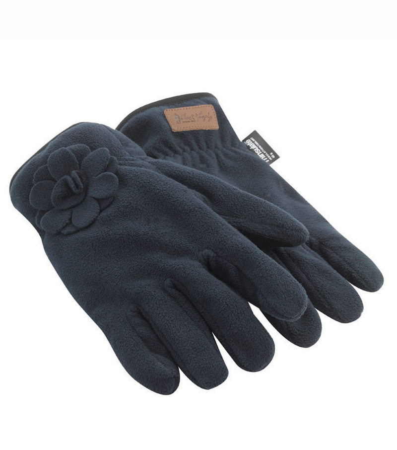 Hickstead Ladies Fleece Gloves - Heritage Navy