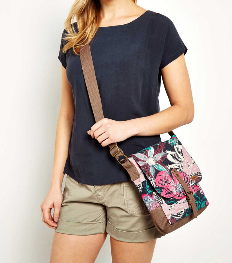 Samla Print Cross Body Bag - Ink