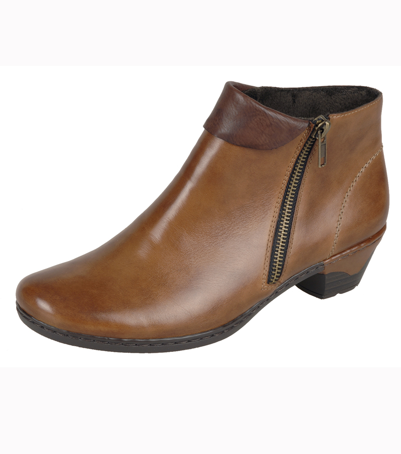 Cristallin Side Zip Ankle Boot by Rieker | from Fife Country