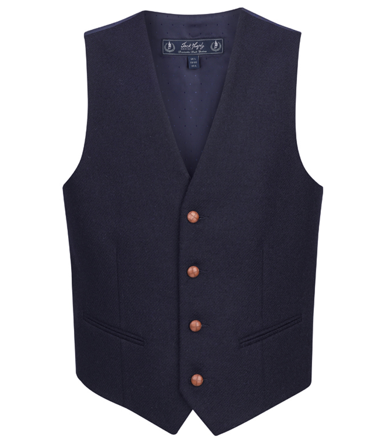 Byron Tweed Waistcoat by Jack Murphy 