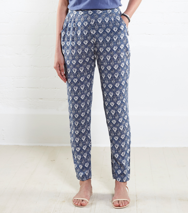 Filigree Peg Trouser - Denim