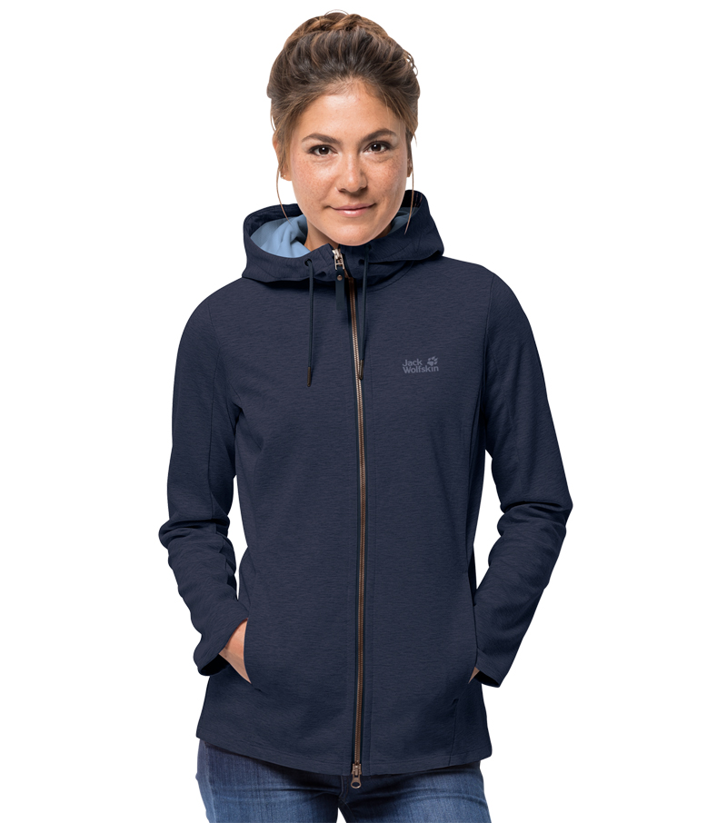 Riverland Hooded Jacket - Midnight Blue