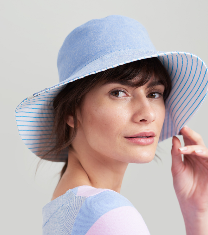 Celia Sun Hat - Chambray