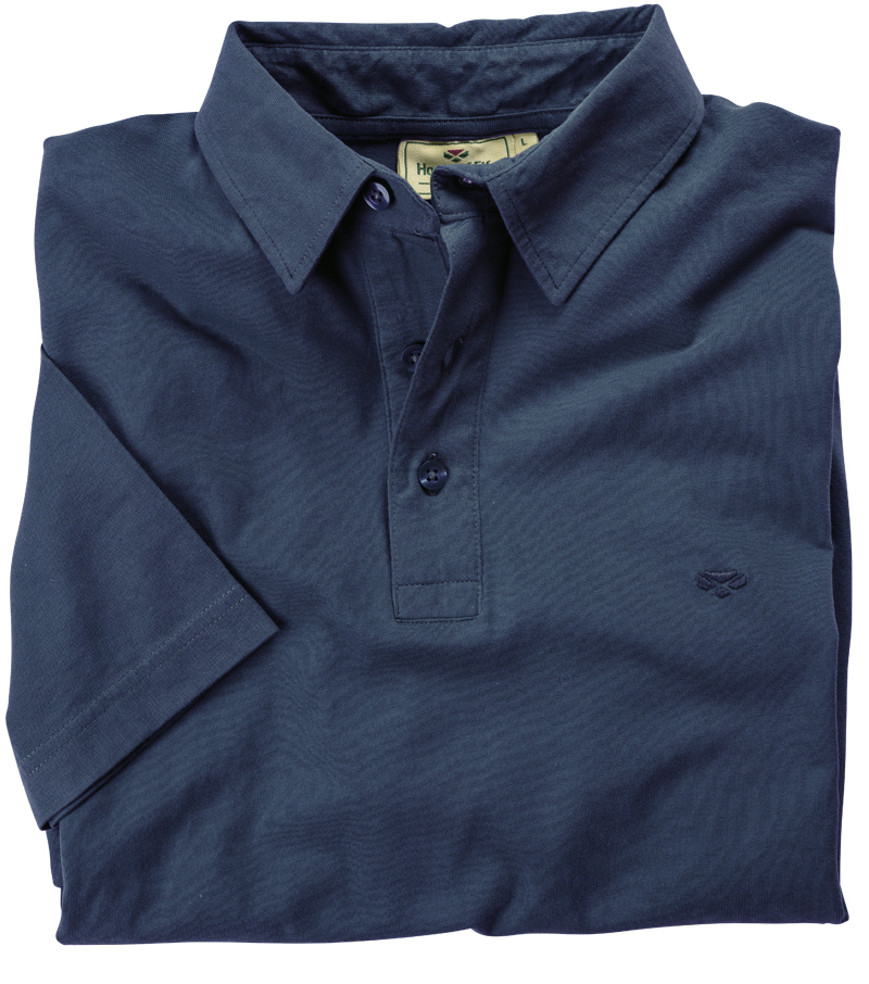 Crail Supersoft Cotton Polo Shirt - Navy Iris