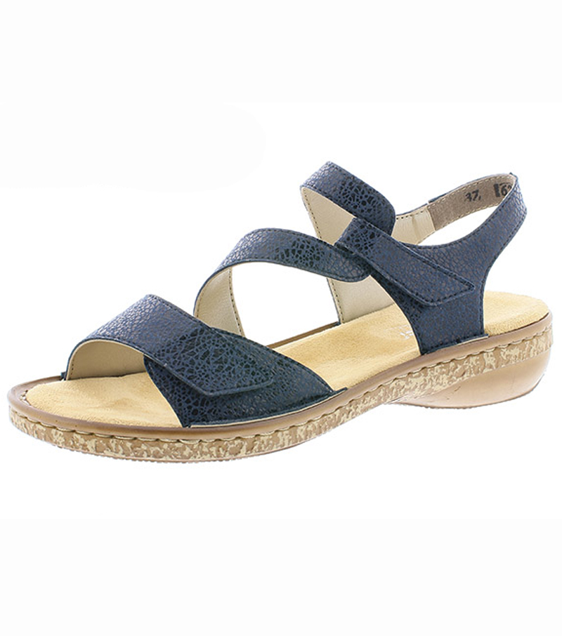 Linked Strap Day Sandal - Navy