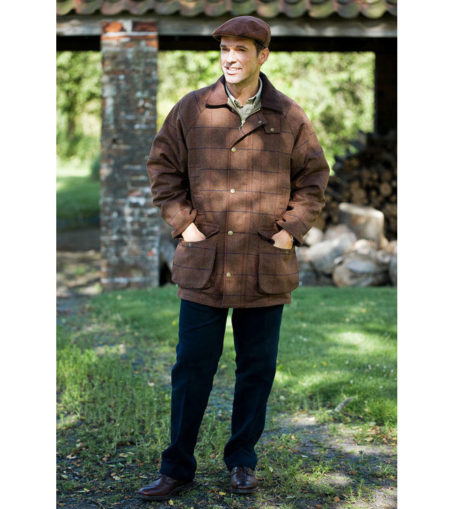 Dirleton Tweed Waterproof Cap - 