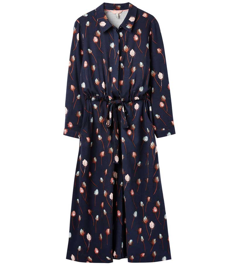 Briony Tea Dress - Navy