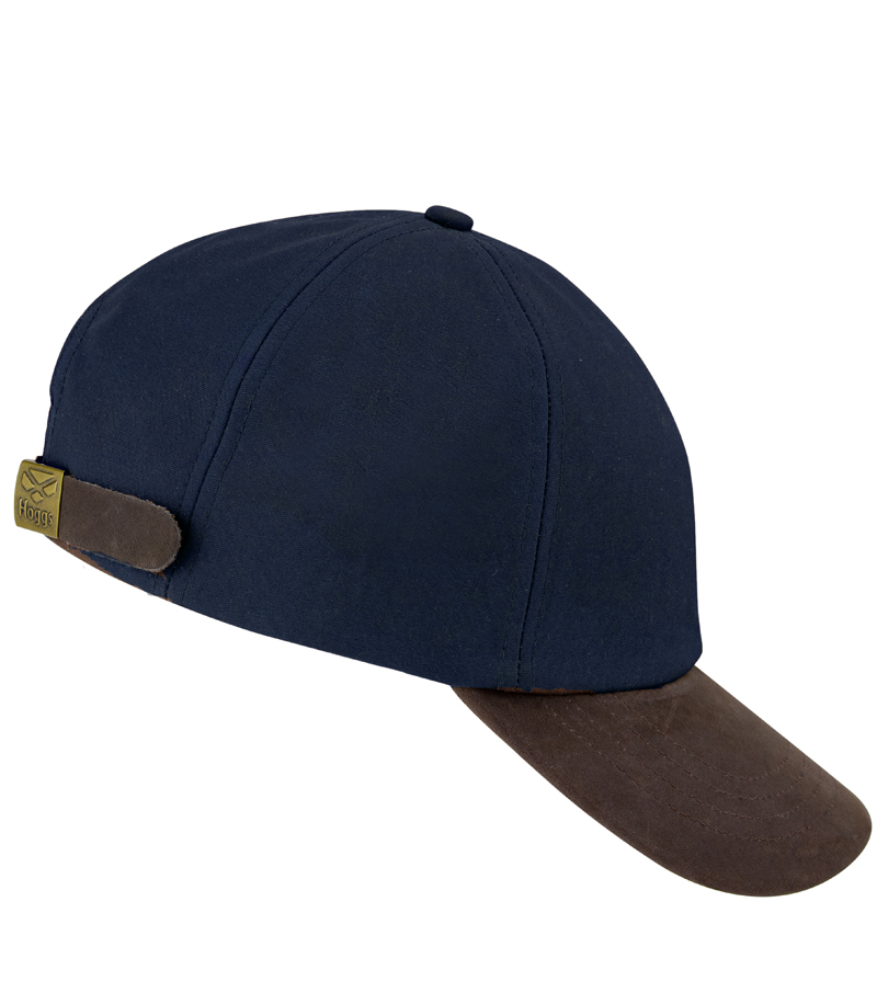 Waxed Cotton Baseball Caps - Navy Wax