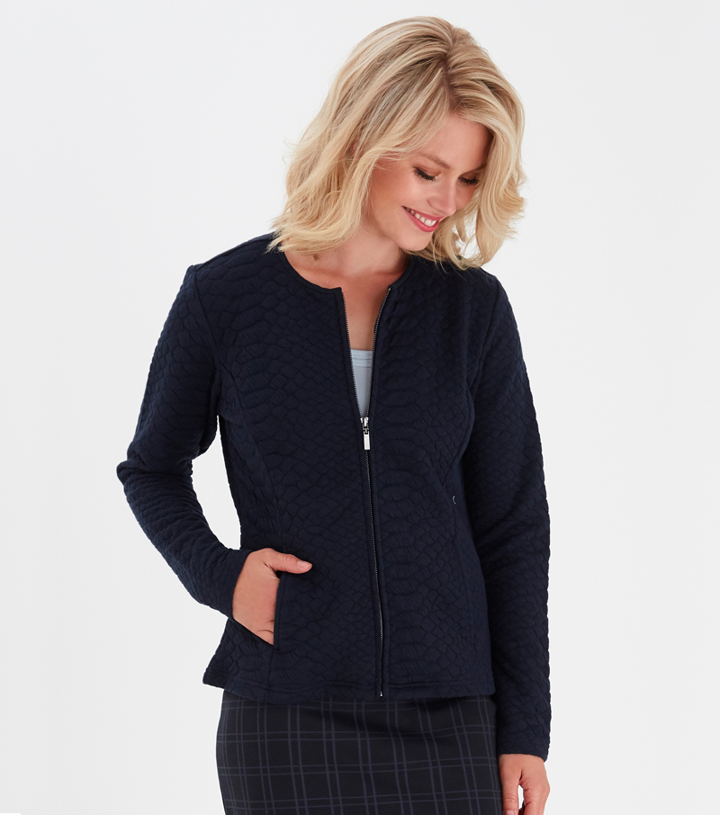 Zip Front Jacket - 