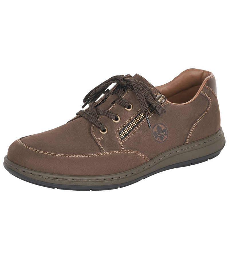 Lace Up Casual Shoe - Brown