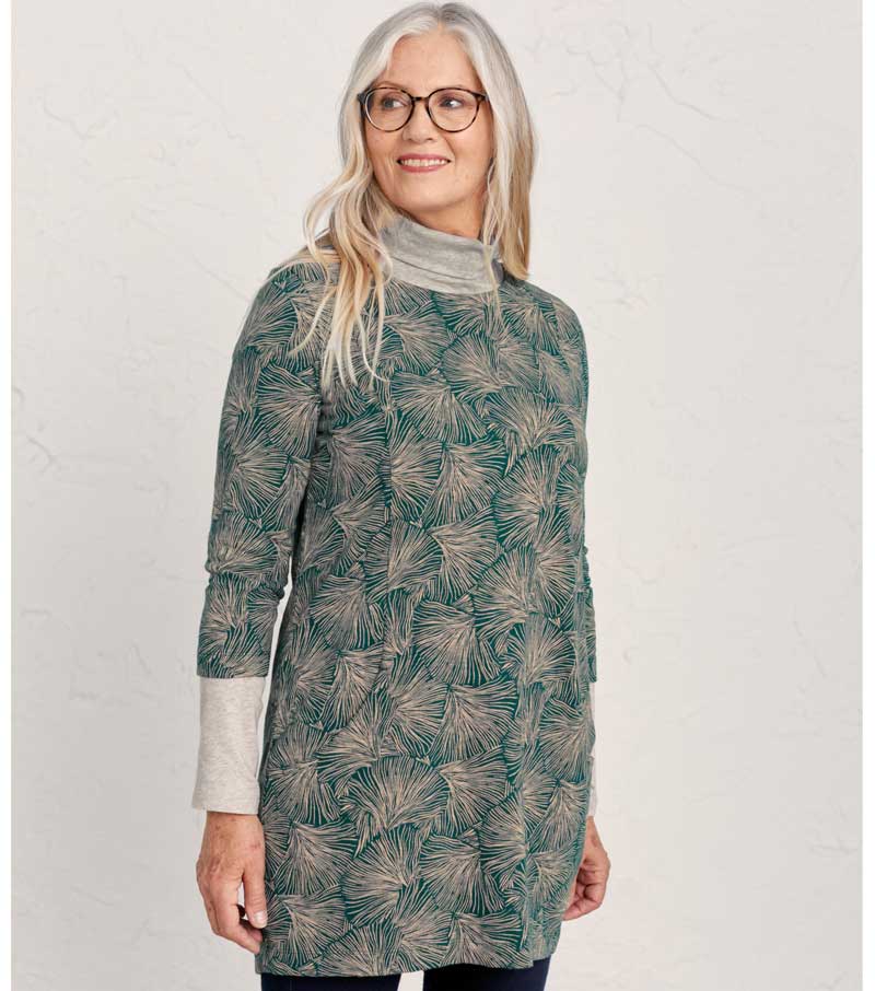 Shore Foraging Tunic - Linear Sea