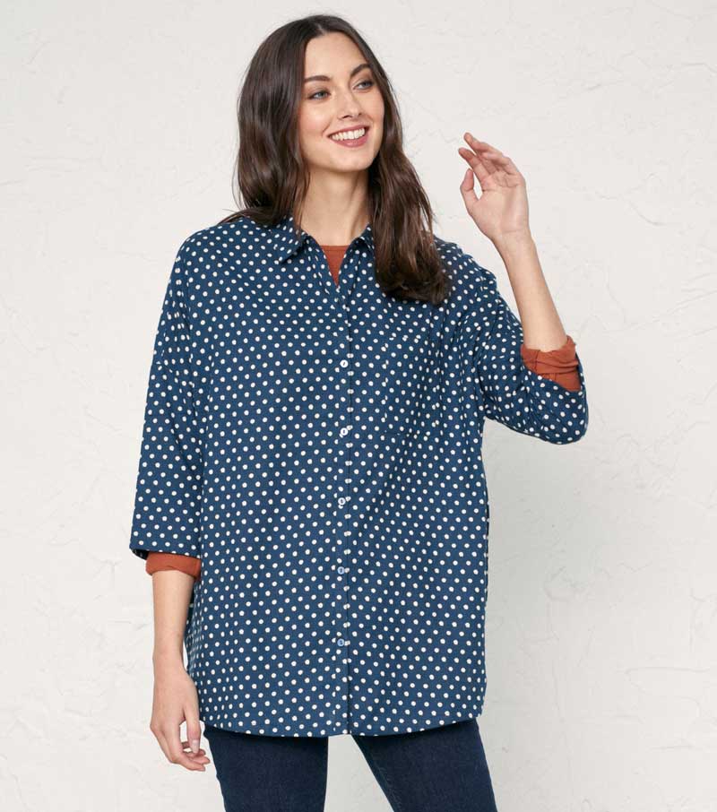 Seasalt Carn Towan Shirt - Polka Dot