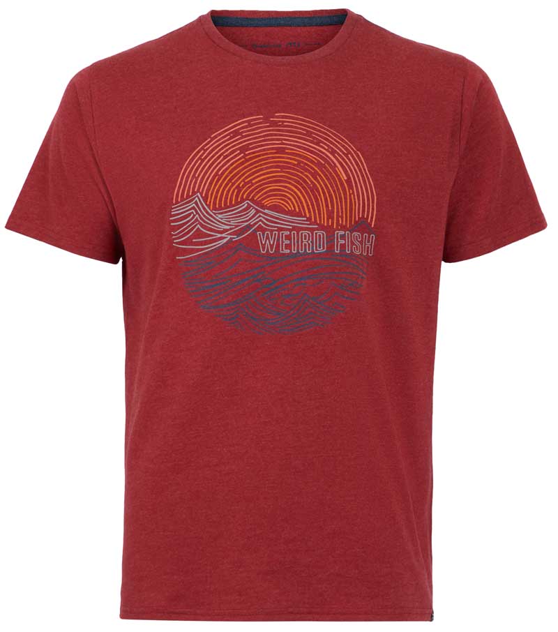Ocean Graphic Tee - Chilli