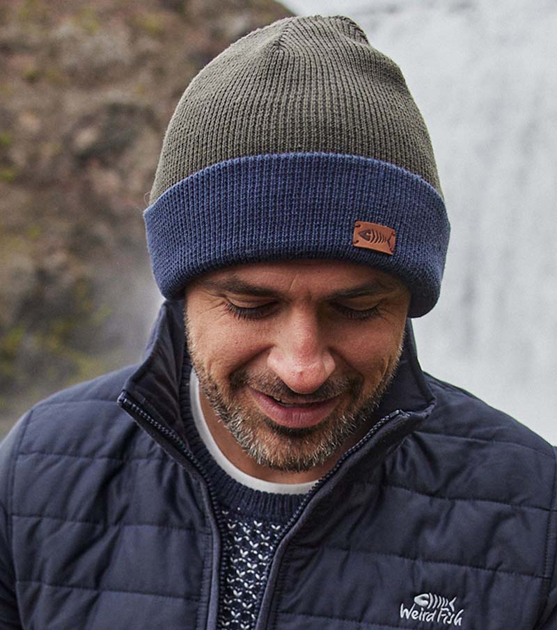 Brolin Reversible Beanie - Navy