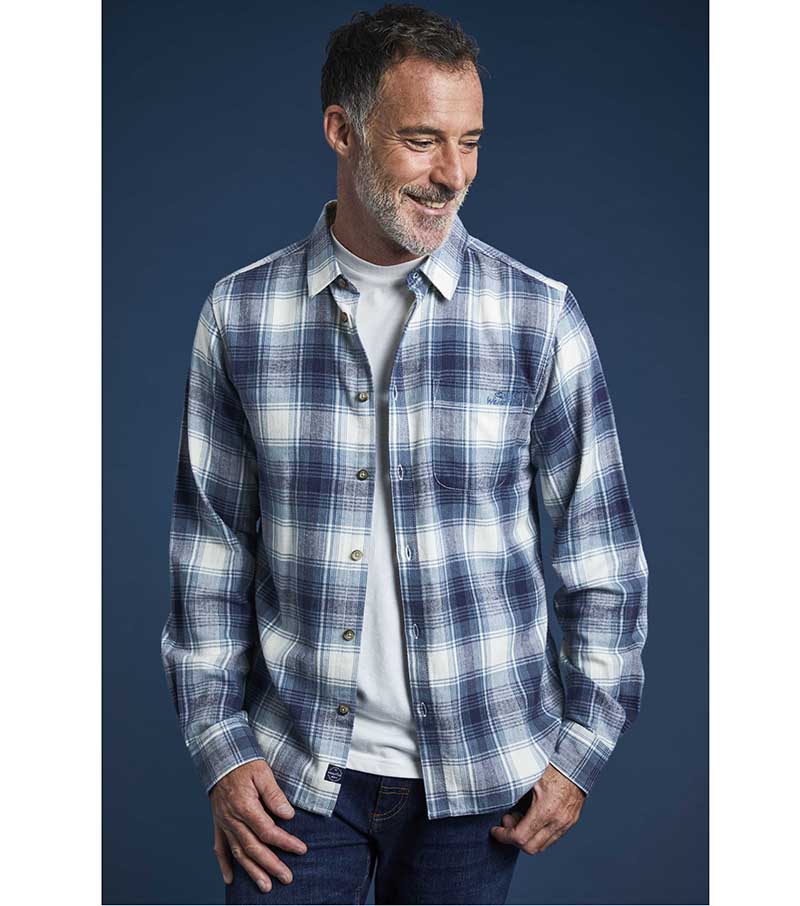 Beasley Longsleeve Shirt - Blue