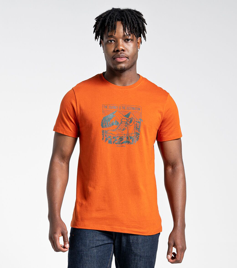 Lugo Short Sleeve T-shirt - Potters Clay