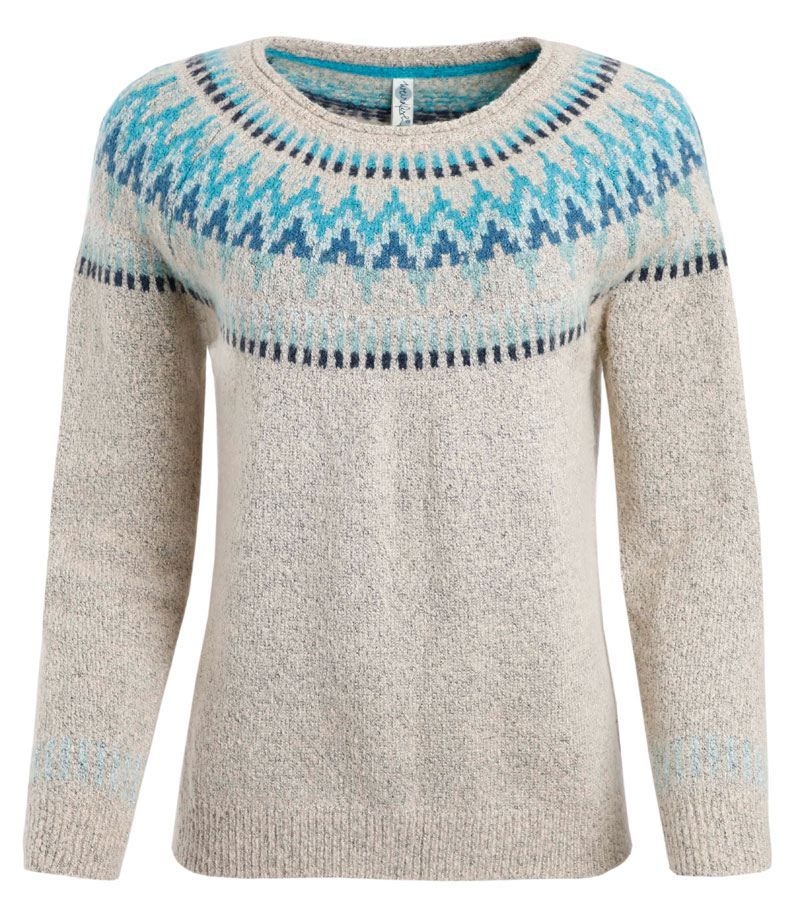 Arina Fair Isle Jumper - Chalk