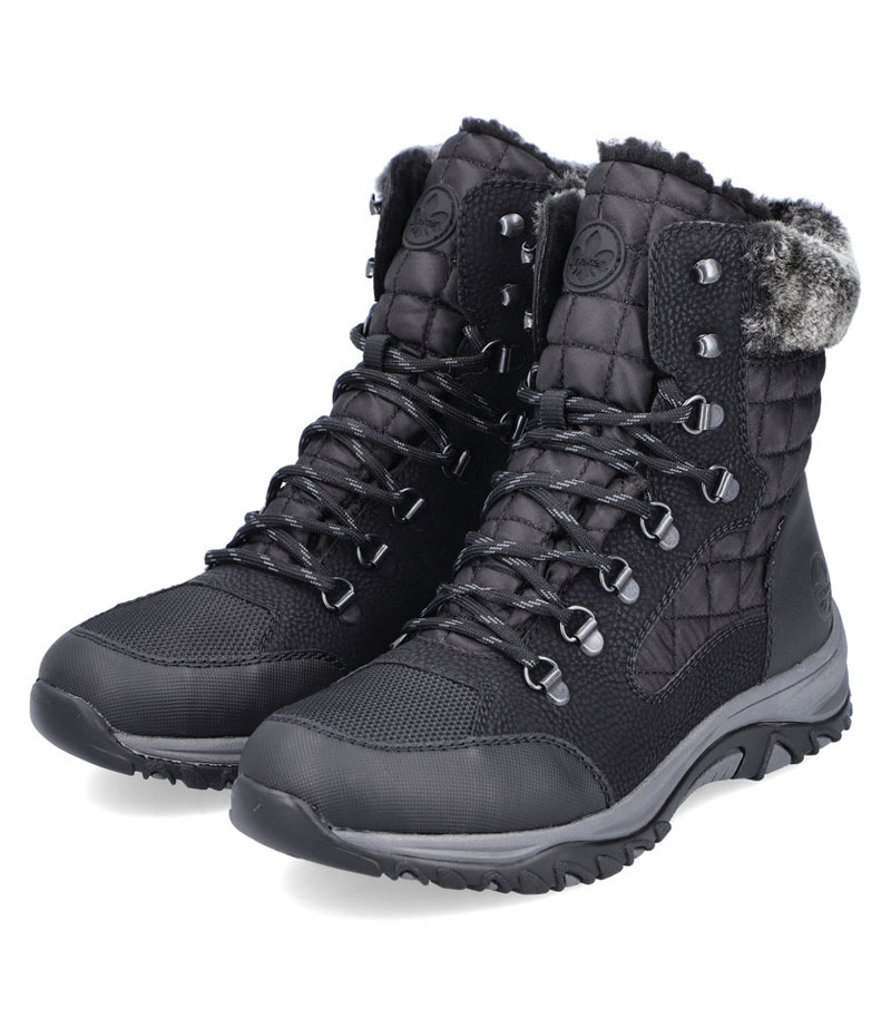 Waterproof Walking Boots - Black