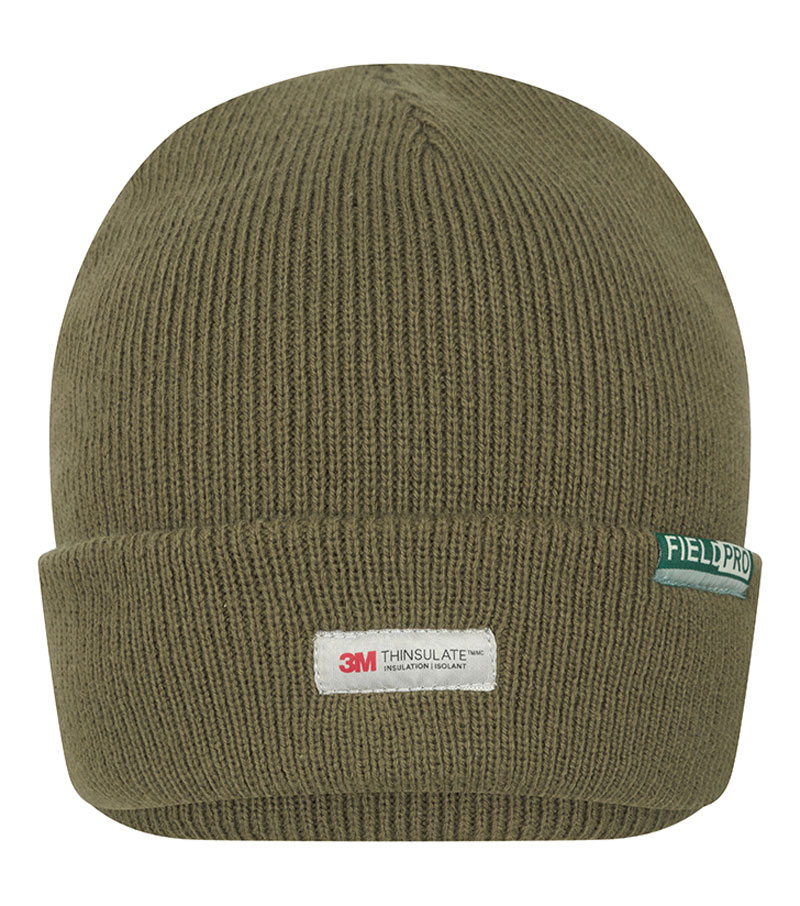 Knitted Thinsulate Waterproof Beanie - Olive
