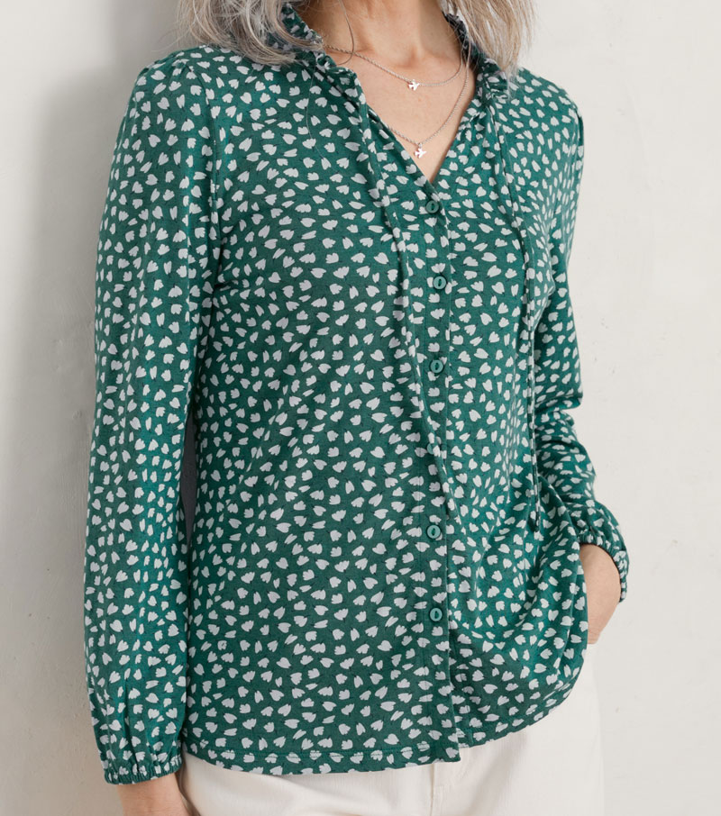 Zelah Shirt - Speckled Petals