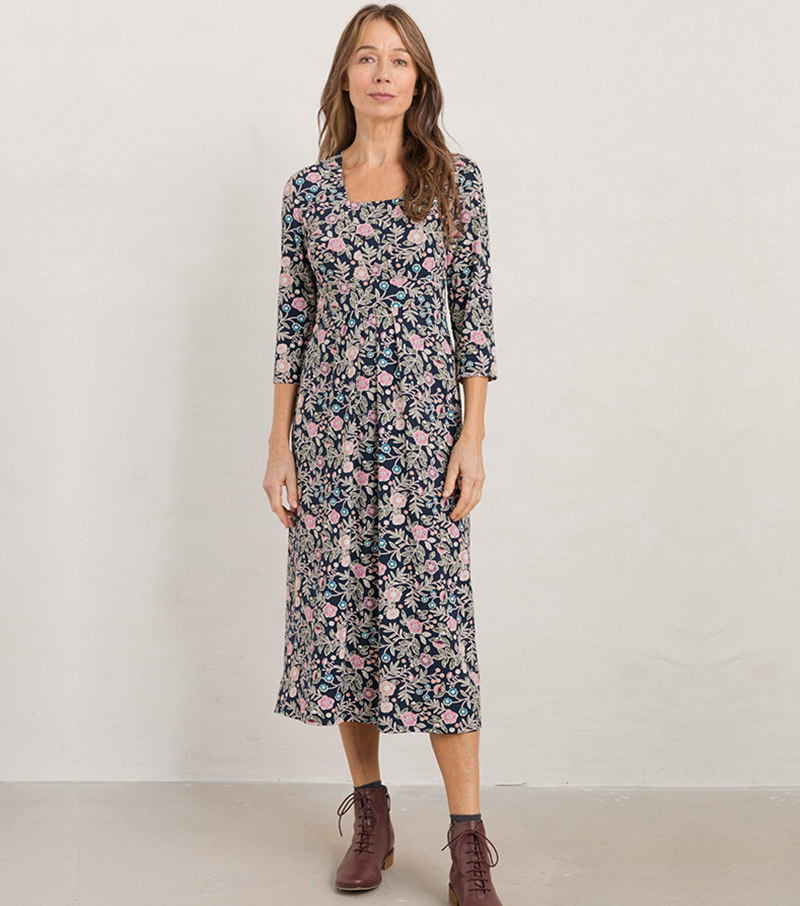 Seed Packet Dress - Folkloric Floral