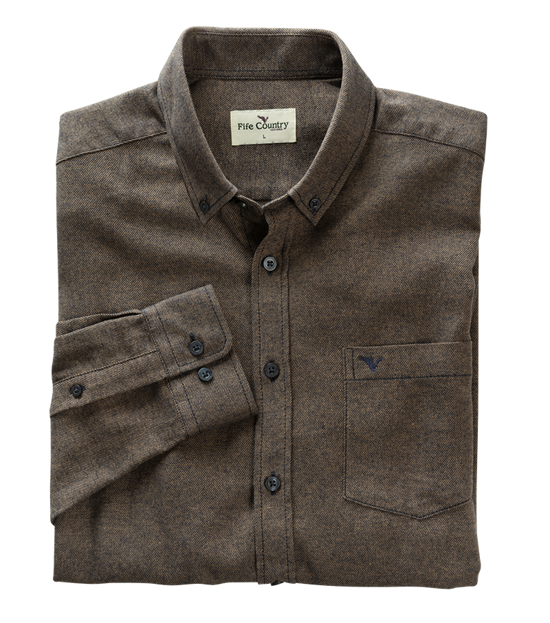 Hamilton Flannel Shirt - Walnut